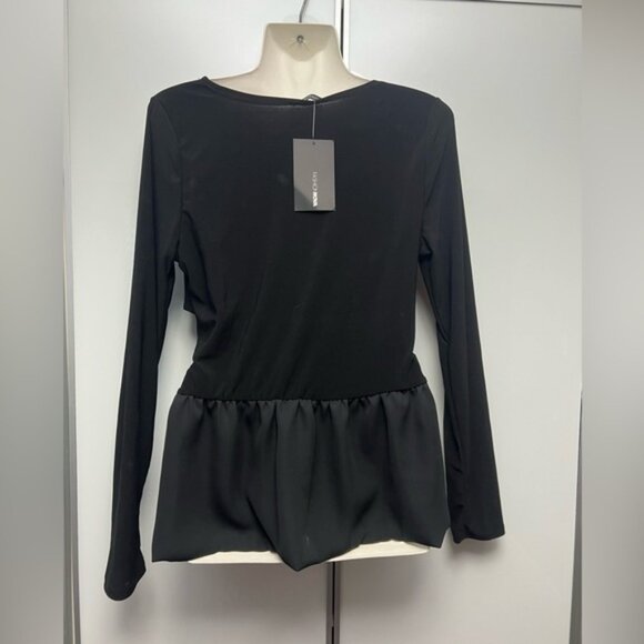 Fashion Nova Deep Down Peplum Top Size XL Brand - Picture 5 of 8